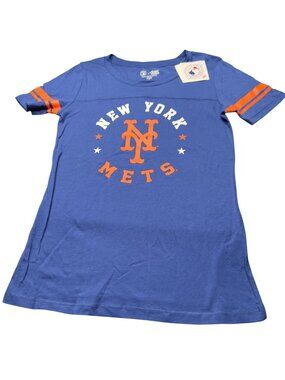 New York Mets Womens Size XS T-Shirt Blue MLB Genuine Merchandise New With Tags